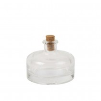 MIGNONETTE VERRE BOUCHON LIÈGE 40ML 6X5CM