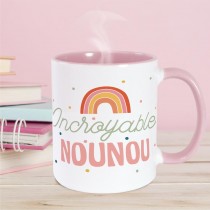 MUG CÉRAMIQUE INCROYABLE NOUNOU 240ML BLANC