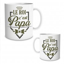 MUG CÉRAMIQUE LE ROI C\'EST PAPA