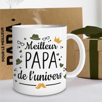 MUG CÉRAMIQUE MEILLEUR PAPA