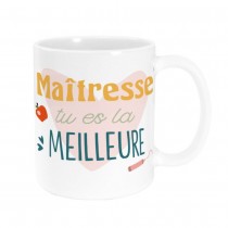 MUG CÉRAMIQUE MEILLEURE MAÎTRESSE 240ML BLANC