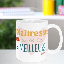 MUG CÉRAMIQUE MEILLEURE MAÎTRESSE 240ML BLANC