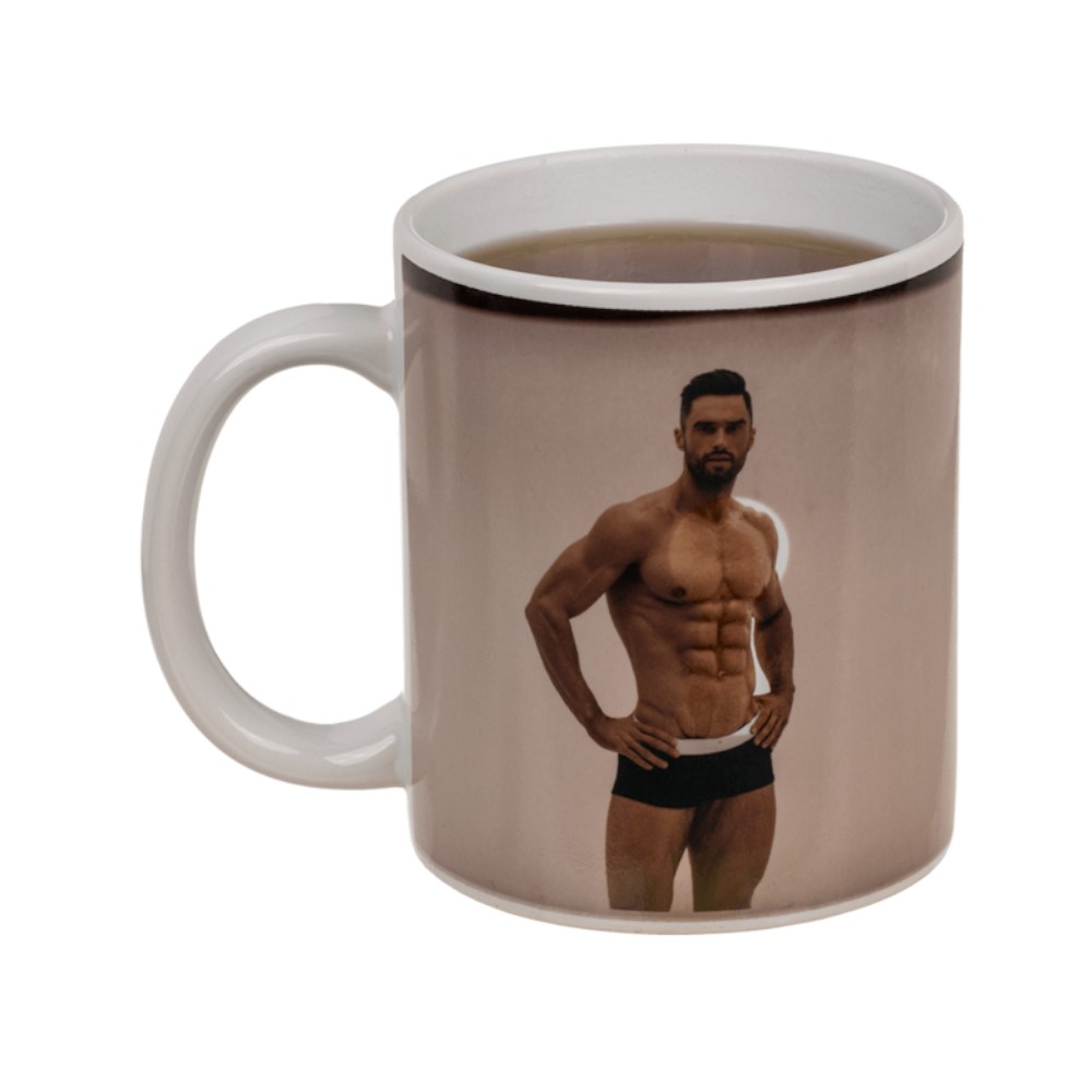 MUG CÉRAMIQUE EFFET THERMIQUE STRIPTEASE HOMME