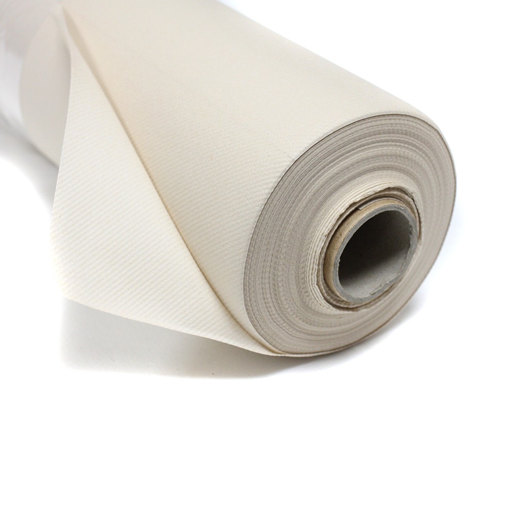Nappe en papier non tissé blanc 1,20x10 mètres