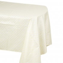 NAPPE TISSU VICHY 145X240CM JAUNE BLANC