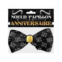 NOEUD PAPILLON JOYEUX ANNIVERSAIRE