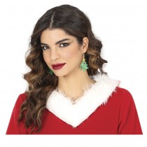 PAIRE BOUCLES D\'OREILLES SAPIN DE NOËL FEMME