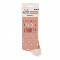 PAIRE CHAUSSETTES COTON COCOTTE FÉE NÉANTE