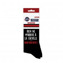 PAIRE CHAUSSETTES COTON RIEN NE M\'ARRIVE HOMME