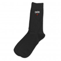 PAIRE DE CHAUSSETTES CHÉRI CUR NOIR HOMME