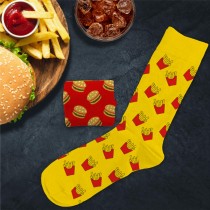 PAIRE DE CHAUSSETTES COTON BURGER FRITE HOMME