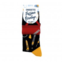 PAIRE DE CHAUSSETTES COTON PASSION BRICOLAGE HOMME