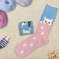 PAIRE DE CHAUSSETTES COTON PASSION CHATS HOMME