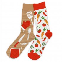 PAIRE DE CHAUSSETTES COTON PASSION CUISINE HOMME