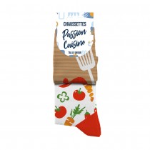 PAIRE DE CHAUSSETTES COTON PASSION CUISINE HOMME