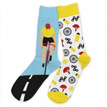 PAIRE DE CHAUSSETTES COTON PASSION CYCLISME HOMME