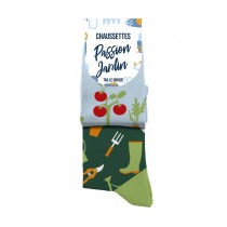 PAIRE DE CHAUSSETTES COTON PASSION JARDIN HOMME