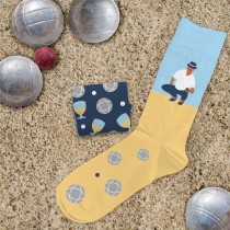 PAIRE DE CHAUSSETTES COTON PASSION PÉTANQUE HOMME