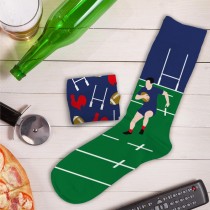 PAIRE DE CHAUSSETTES COTON PASSION RUGBY HOMME