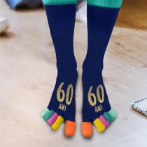 PAIRE DE CHAUSSETTES ORTEILS ANNIVERSAIRE 60AINE