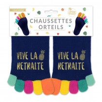 PAIRE DE CHAUSSETTES ORTEILS RETRAITE