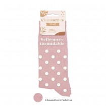 PAIRE DE CHAUSSETTES PAILLETTES BELLE-MÈRE FEMME