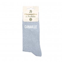 PAIRE DE CHAUSSETTES PAILLETTES CANAILLE FEMME