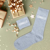 PAIRE DE CHAUSSETTES PAILLETTES CANAILLE FEMME