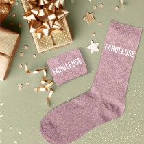 PAIRE DE CHAUSSETTES PAILLETTES FABULEUSE FEMME