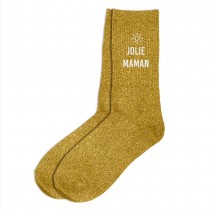 PAIRE DE CHAUSSETTES PAILLETTES JOLIE MAMAN FEMME