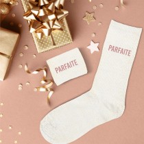 PAIRE DE CHAUSSETTES PAILLETTES PARFAITE FEMME