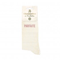 PAIRE DE CHAUSSETTES PAILLETTES PARFAITE FEMME