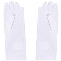 PAIRE DE GANTS ENFANT 22CM POLYESTER BLANC