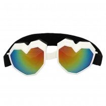 PAIRE DE LUNETTES FESTIVES CUR BLANC ADULTE