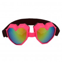 PAIRE DE LUNETTES FESTIVES CUR ROSE FLUO ADULTE