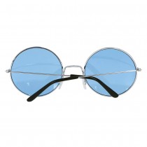 PAIRE DE LUNETTES FESTIVES HIPPIE BLEU ADULTE