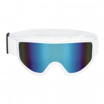 PAIRE DE LUNETTES FESTIVES SKI BLANC ADULTE