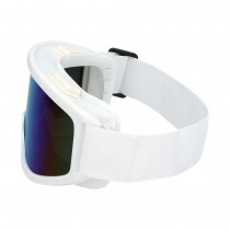 PAIRE DE LUNETTES FESTIVES SKI BLANC ADULTE