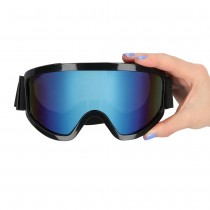 PAIRE DE LUNETTES FESTIVES SKI NOIR ADULTE