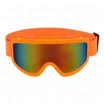 PAIRE DE LUNETTES FESTIVES SKI ORANGE FLUO ADULTE