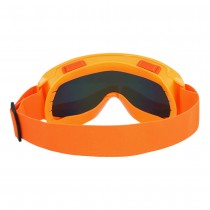 PAIRE DE LUNETTES FESTIVES SKI ORANGE FLUO ADULTE