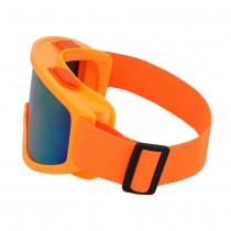 PAIRE DE LUNETTES FESTIVES SKI ORANGE FLUO ADULTE