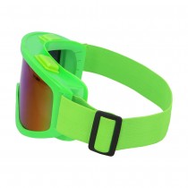 PAIRE DE LUNETTES FESTIVES SKI VERT FLUO ADULTE