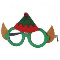 PAIRE DE LUNETTES LUTIN PÈRE NOËL GRELOT ADULTE