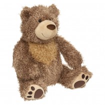 PELUCHE OURS BRUN FOURRURE POLYESTER 45CM