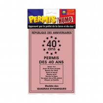 PERMIS DE LA 40 AINE