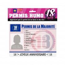 PERMIS HUMO 18ANS FEMME