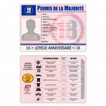 PERMIS HUMORISTIQUE SPÉCIAL 18 ANS