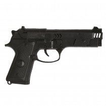 PISTOLET SEMI-AUTOMATIQUE PLASTIQUE 24CM NOIR