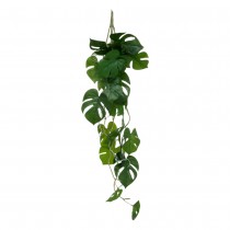 PLANTE TOMBANTE MONSTERA ARTIFICIEL 85CM VERT